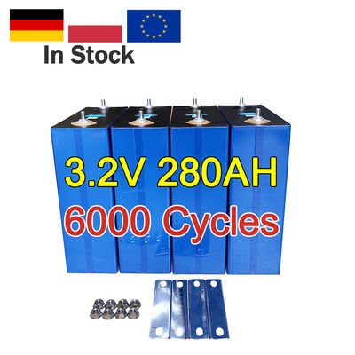 3.2V 280Ah Lifepo4 Prismatic Battery Deep Cycle For Solar Storage System